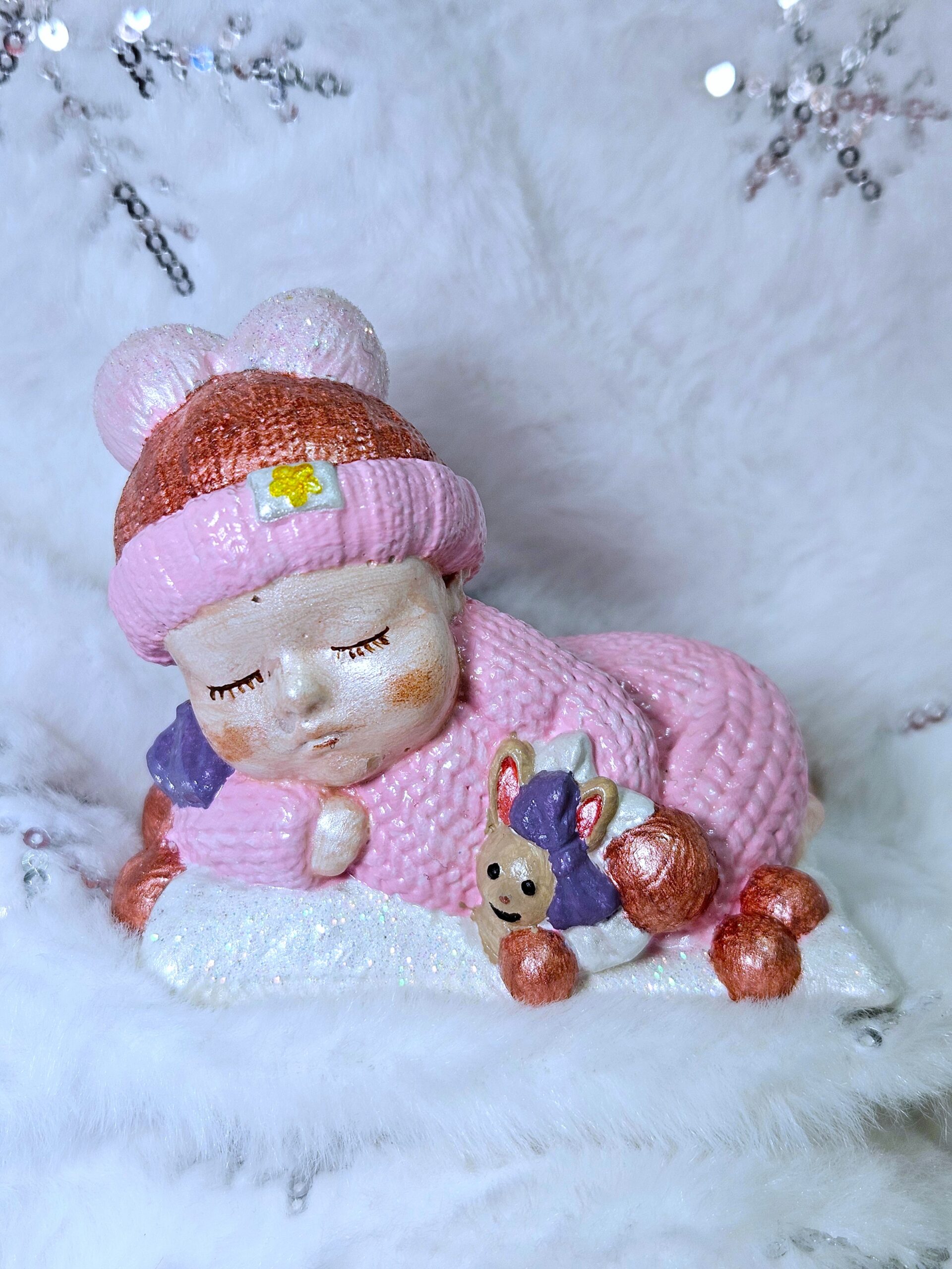 Sleeping Baby centerpiece