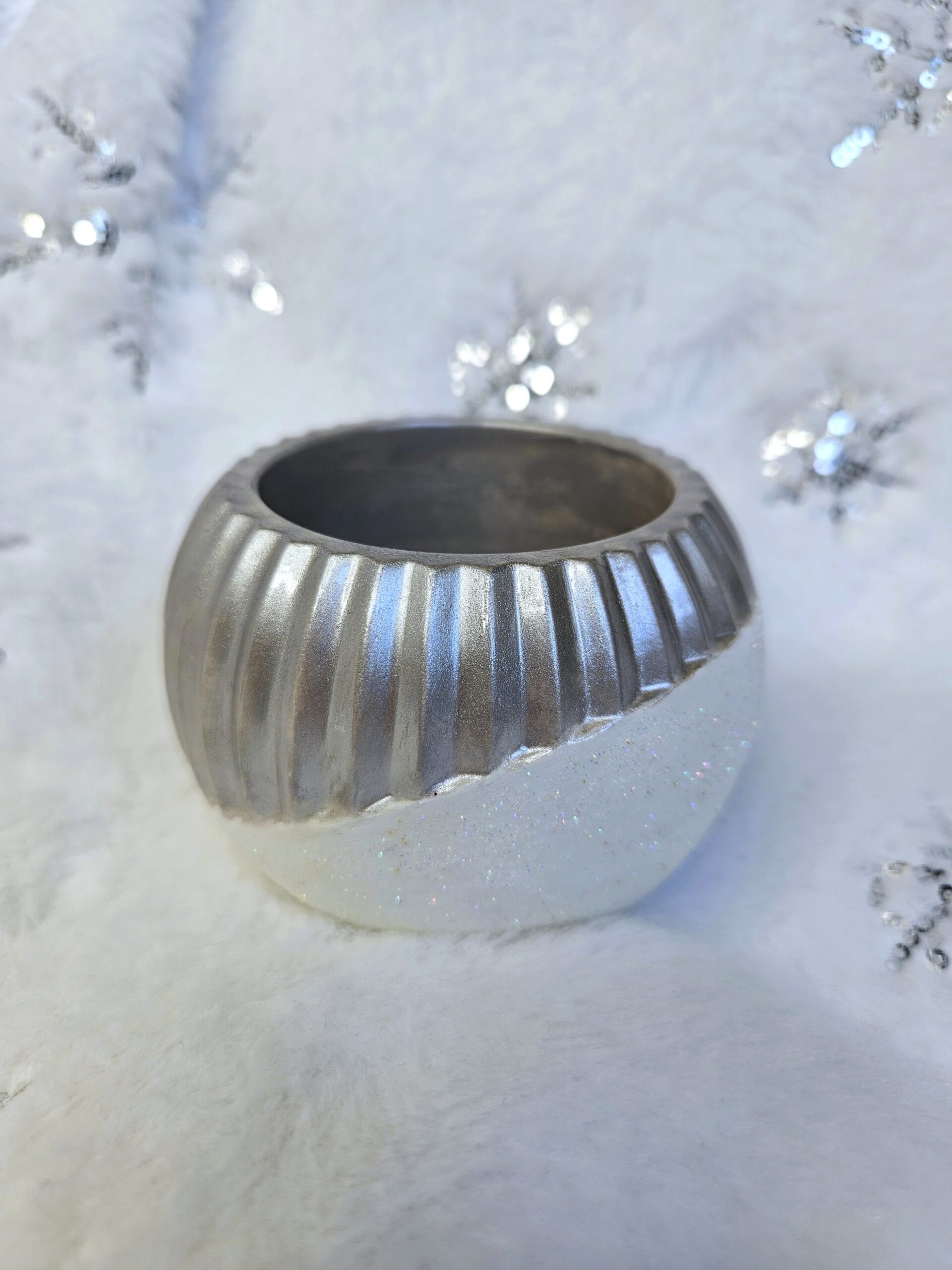 Pencil and Candle Holder - centerpiece
