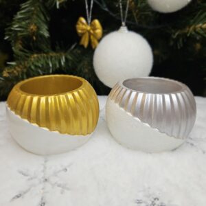 Pencil and Candle Holder - centerpiece