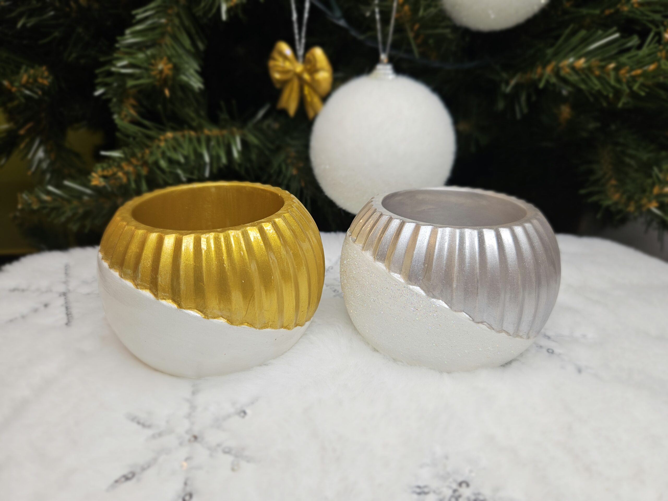 Pencil and Candle Holder - centerpiece