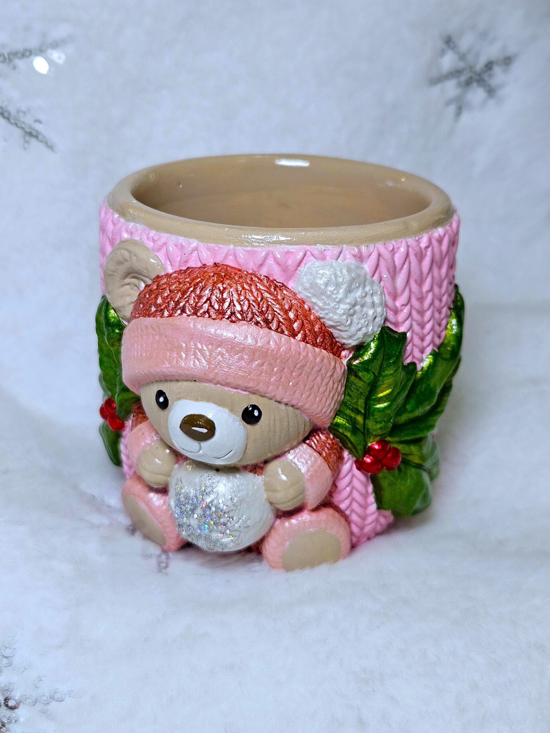 Teddy Bear Pencil Holder