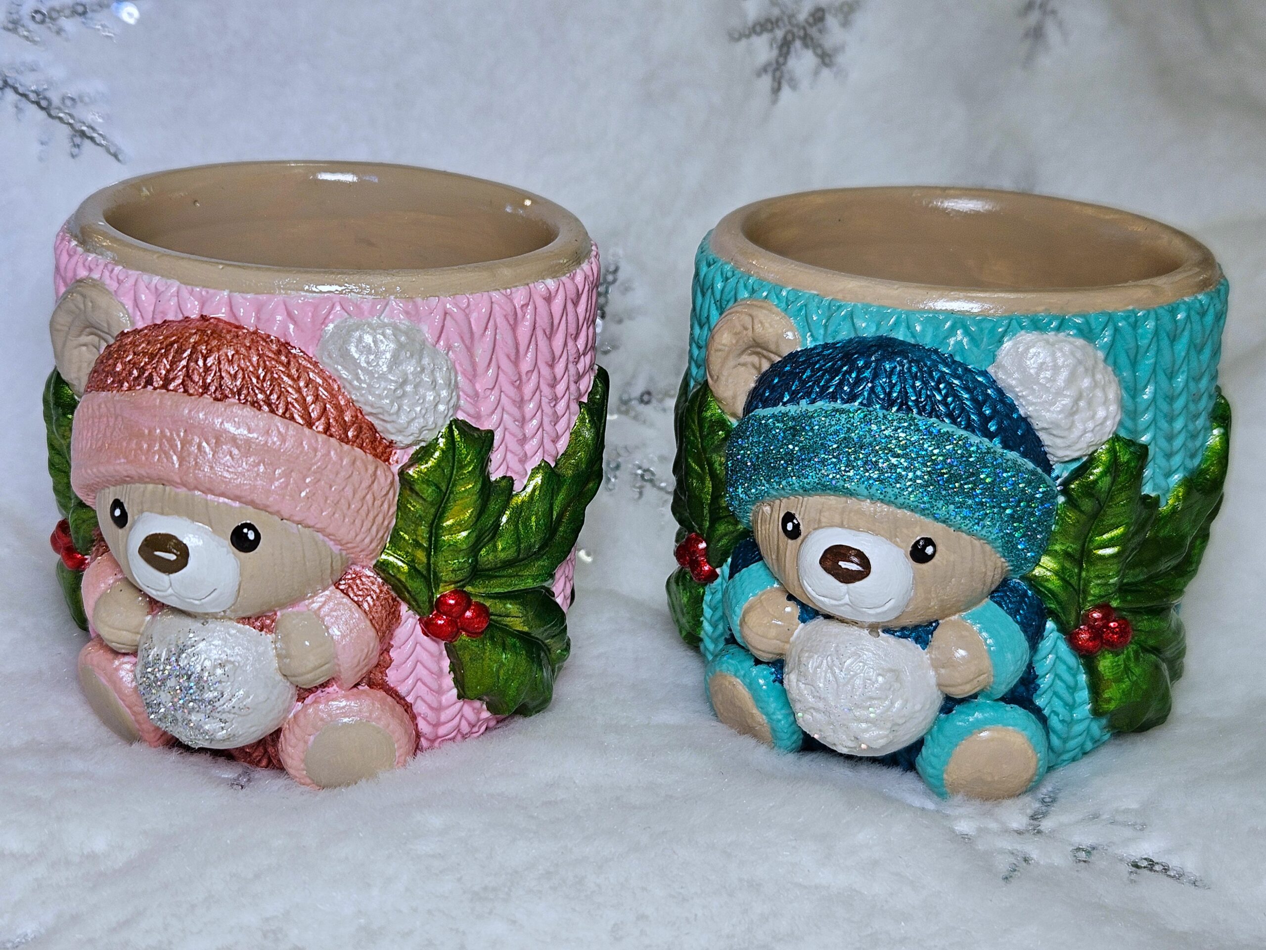 Teddy Bear Pencil Holder