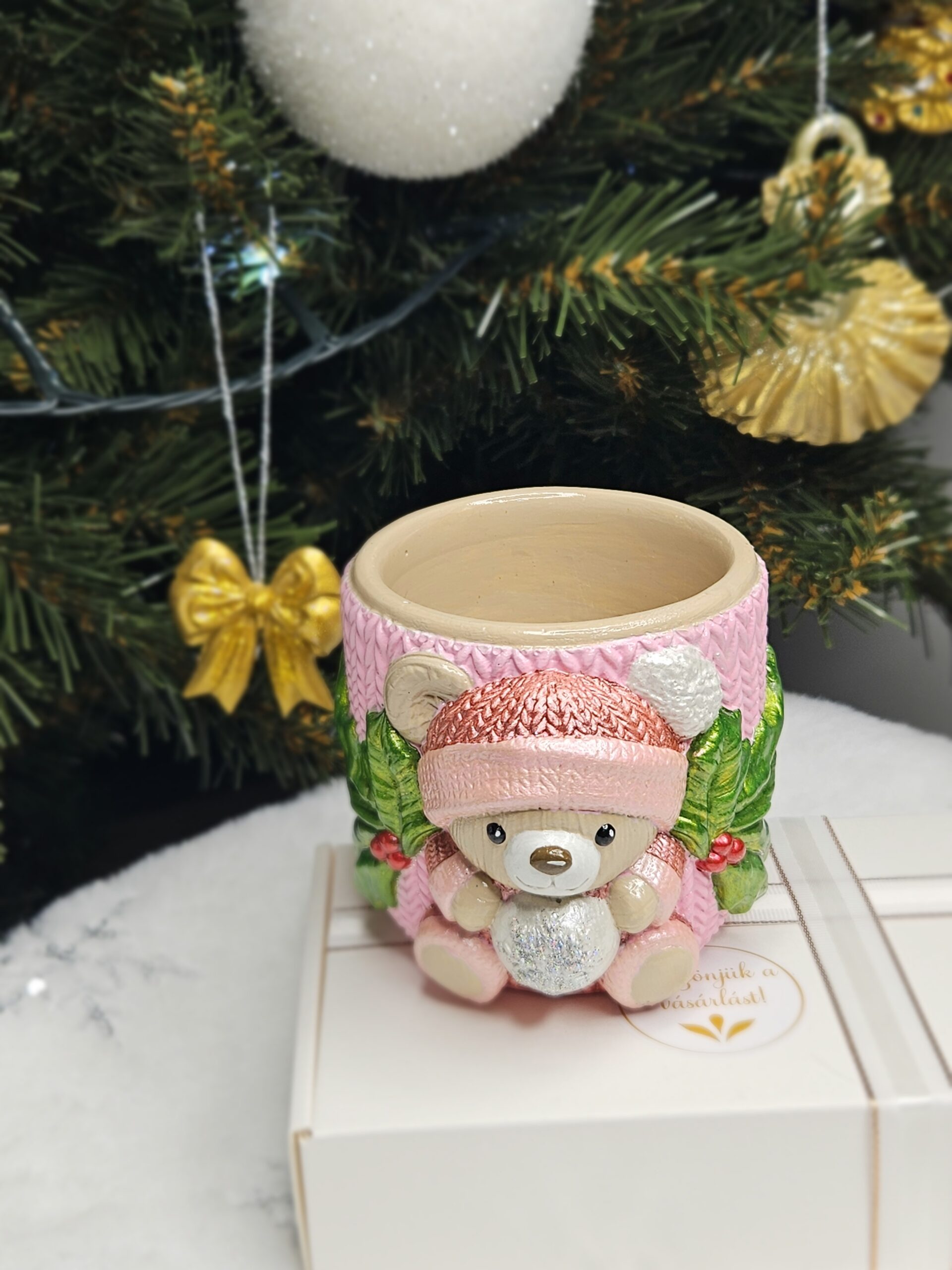 Teddy Bear Pencil Holder