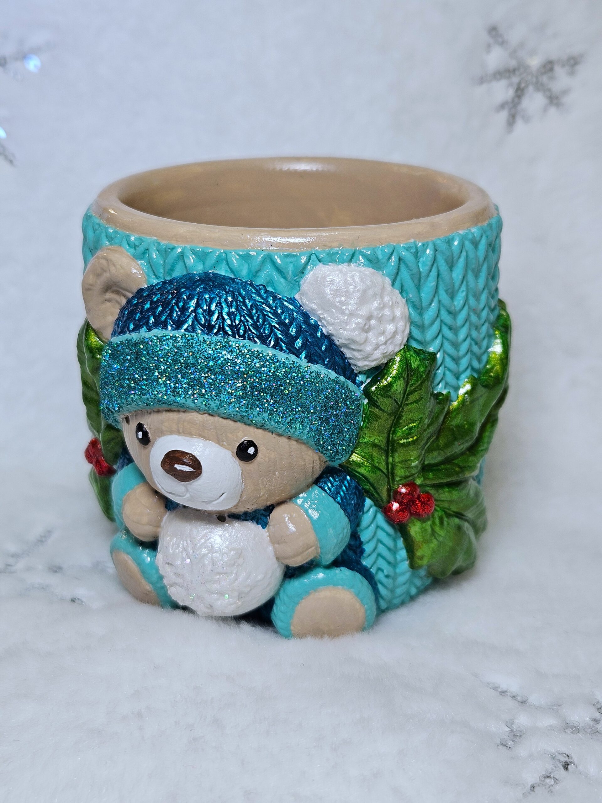 Teddy Bear Pencil Holder