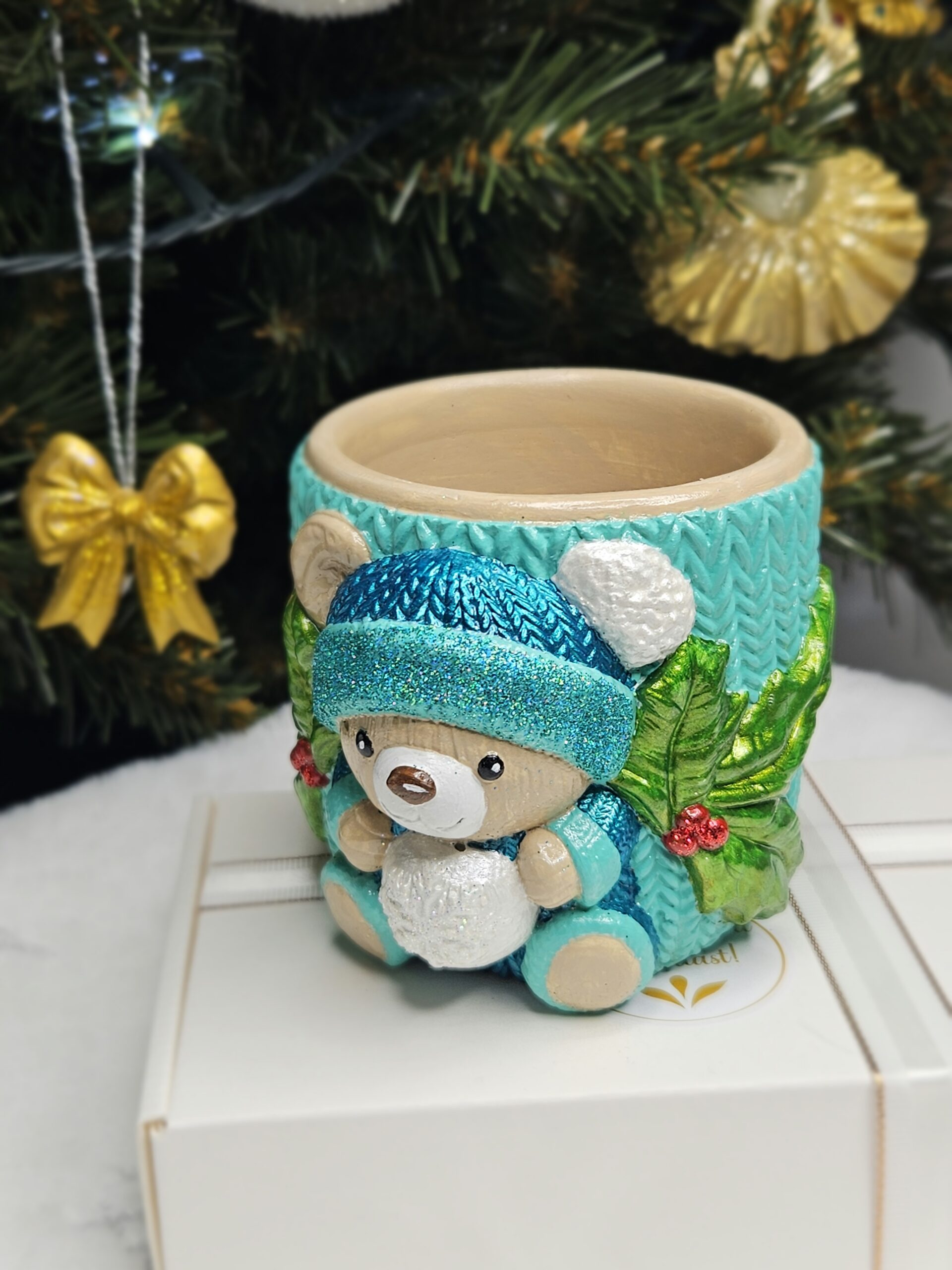 Teddy Bear Pencil Holder