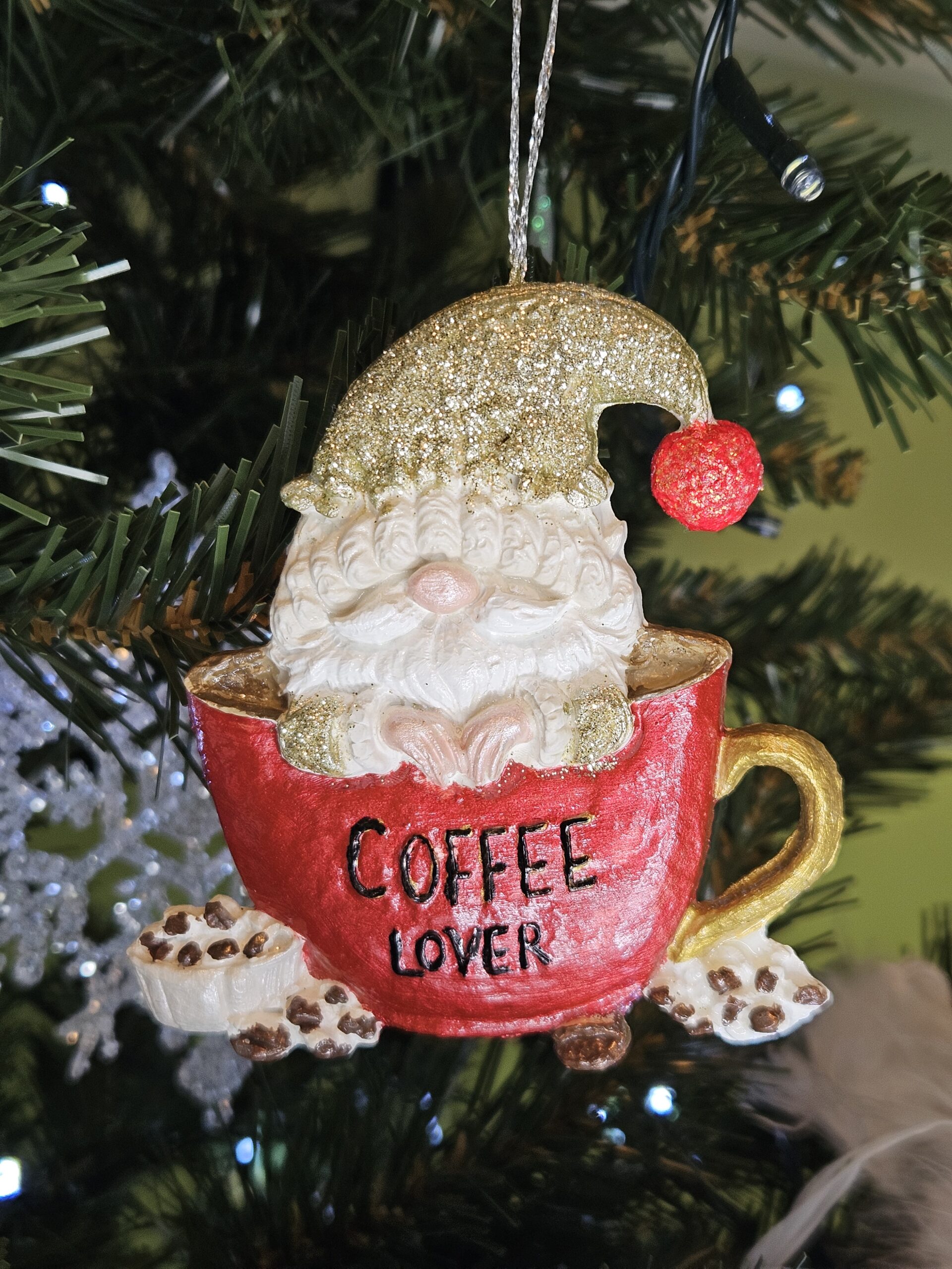 Christmas Coffee Mug with Gnomes