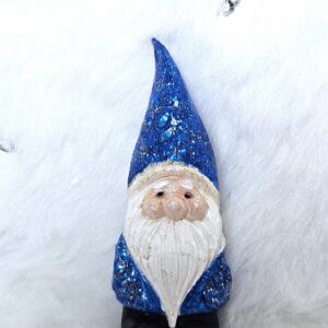 Mini Santa Clause and Cat Fridge Magnet