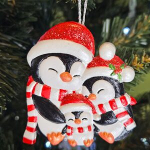 Penguin with a Santa hat