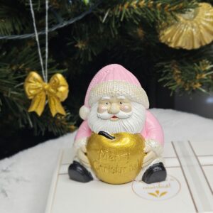 Santa with Merry Christmas sign - centerpiece