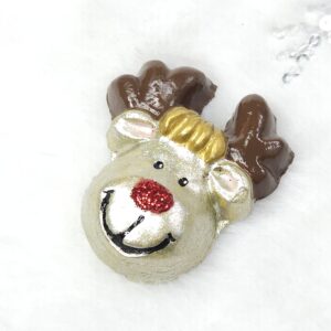 Red Noised Reindeer Head magnet